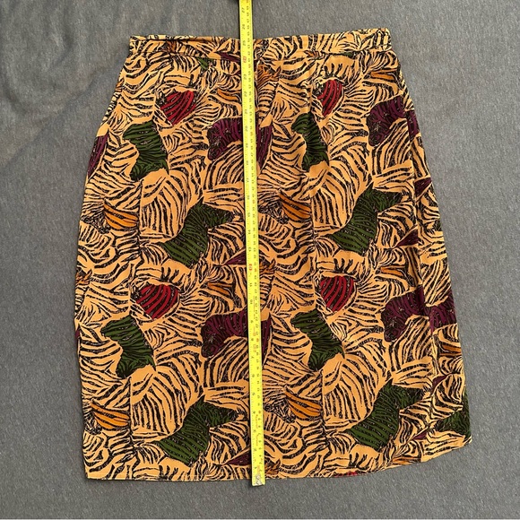 Vintage 1990s MM by Krizia Italy Exotic Zebra Wrap Skirt Size 8 (30 in) - Picture 8 of 10
